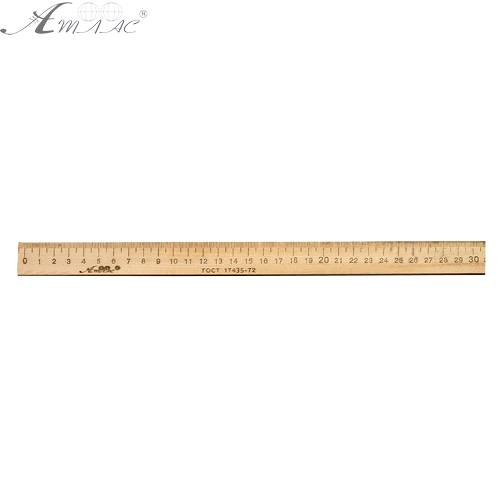 Лінійка Дерев'яна 30 см надрукована, тільки опт від 100 шт AS-0663, К-4058 фото 2