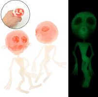 Іграшка силіконова антистрес Скелеты с орбизами  13030