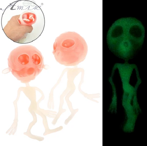 Іграшка силіконова антистрес Скелеты с орбизами  13030