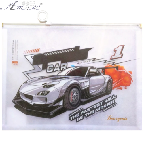 Папка на молнии бегунок А4+ Bourgeois 180мкн машина P0146 Папка на молнии бегунок А4+ Bourgeois 180мкн машина P0146