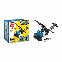 Игрушка Конструктор Qman Вертолет Полиция 3в1 32 детали  2107-10