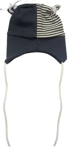 Шапочка кольорова з зав'язками, мікс 12098 Шапочка кольорова з зав'язками, мікс 12098