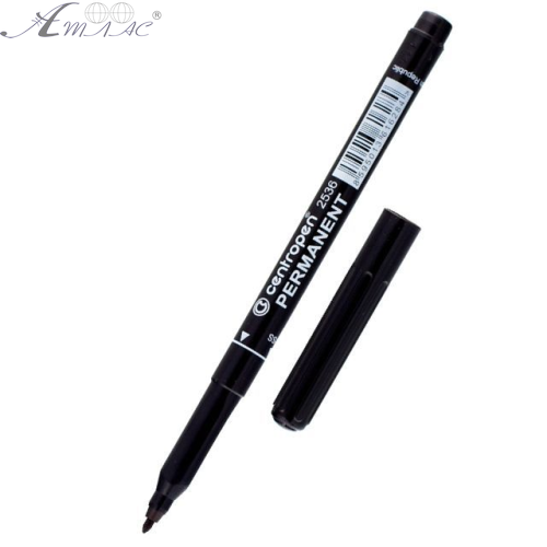 Маркер Centropen перманентный черный 2536/01 Маркер Centropen перманентный черный 2536/01