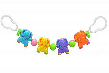 Игрушка Погремушка Слоники на коляску  430-1/2