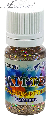 Блестки (Глиттер) Голографические Атлас 5 гр - Шампань AS-2016 фото 2