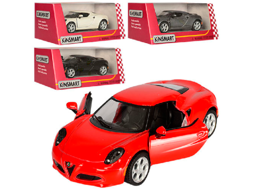 Машинка Kinsmart Alfa Romeo 4C 2013 год  KT5366W