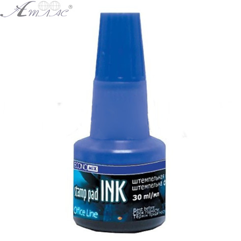 Краска Штемпельная Economix Синяя 42201 Краска Штемпельная Economix Синяя 42201