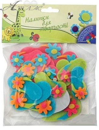 Наклейки 1 Вересня В'єтнамки, повсть 18 шт м'які, кольорові 950207 Наклейки 1 Вересня В'єтнамки, повсть 18 шт м'які, кольорові 950207