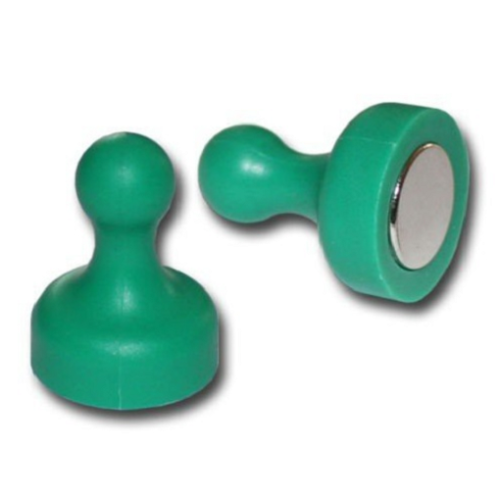 Магнит неодимимовый Пешка для доски 19х25мм 1шт Зеленый темный  02576