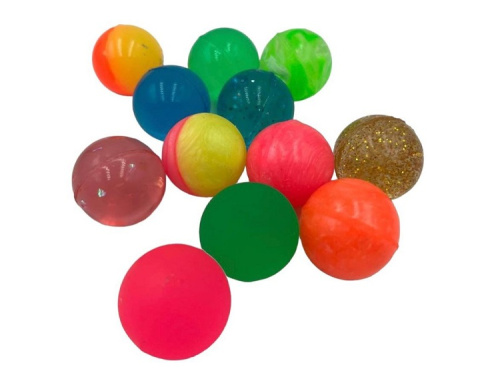 Игрушка Мяч попрыгунчик 3 см Неон микс  1336, 04382