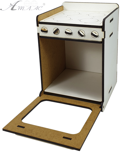 Мебель для кукол ростом 30 см - Газовая печь из МДФ AS-6019, М-2046 фото 2 Мебель для кукол ростом 30 см - Газовая печь из МДФ AS-6019, М-2046 фото 2