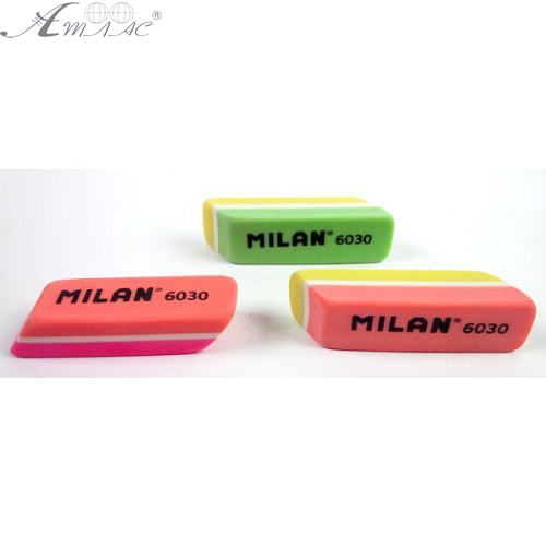 Гумка-Ластик Milan Неон скошена 6030