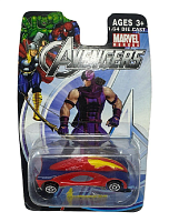 Іграшка Машинка метал+пластик 7 см Мікс Супергерої 666-1 у блістері