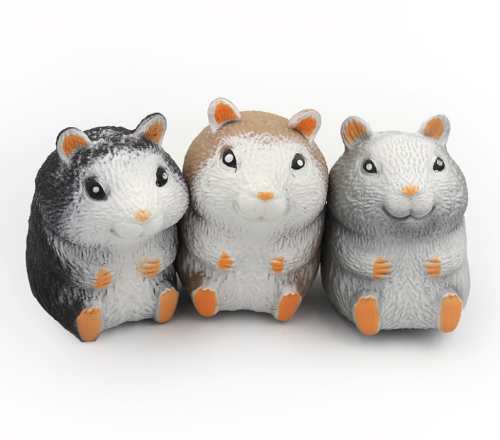 Игрушка Хомяк  Антистресс Сквиш 8 см  9518