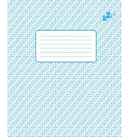 Тетрадь 12 листов Косая линия фоновая Бриск  ТВ-50