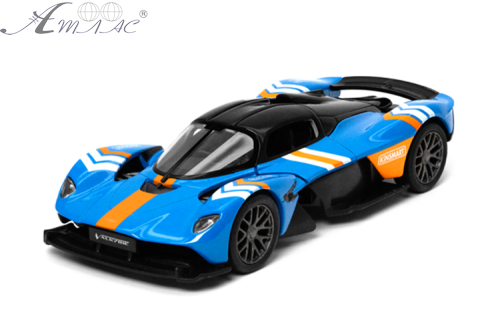 Машинка Kinsmart Aston Martin Valkyrie Синя  KT5470FW