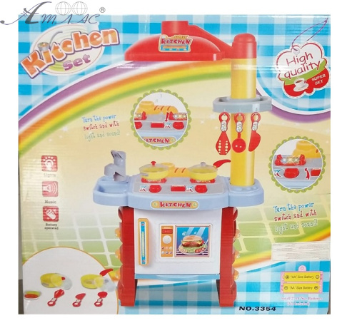 Игрушка Кухня Детская со световыми и звуковыми эффектами в коробке  3354