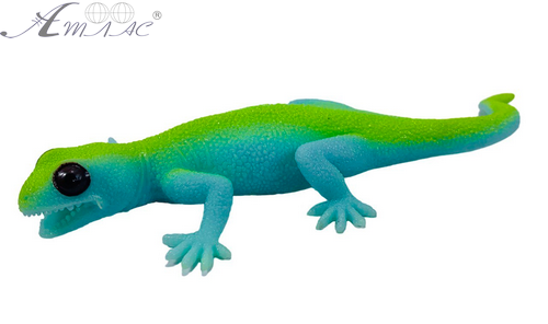 Игрушка Силиконовая тянучка Ящерица голубая 15см 09690 фото 2