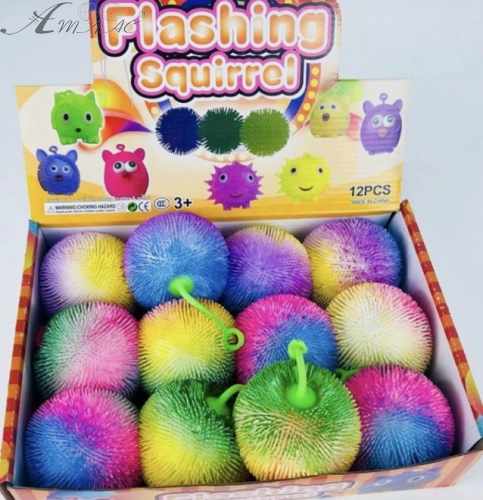 Іграшка Силіконова Антистрес тягучка Кулька світло 8см SA268