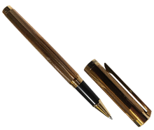 Ручка роллер De Cambr RP155 золотая чешуя 07429