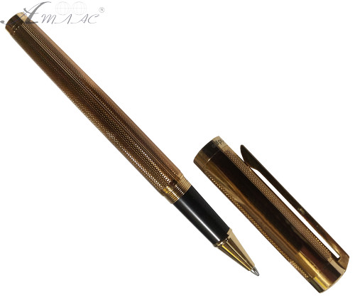 Ручка роллер De Cambr RP155 золотая чешуя 07429
