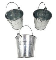 Ведерко Декоративное оцинкованное 9,5см  04298