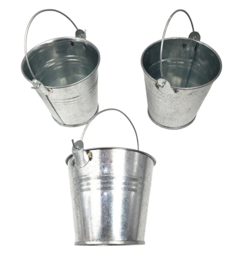 Ведерко Декоративное оцинкованное 9,5см 04298 Ведерко Декоративное оцинкованное 9,5см 04298