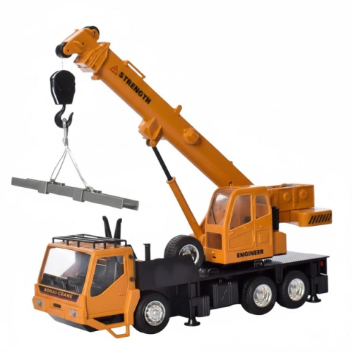 Игрушка Радиоуправляемый  Машина Кран строительный аккумулятор 32 см  3822 фото 2