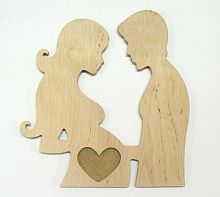 Деревянная Фоторамка "УЗИ"  Пара  0863