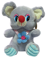 Іграшка М'яка Мишка із квіткою 19 см B11