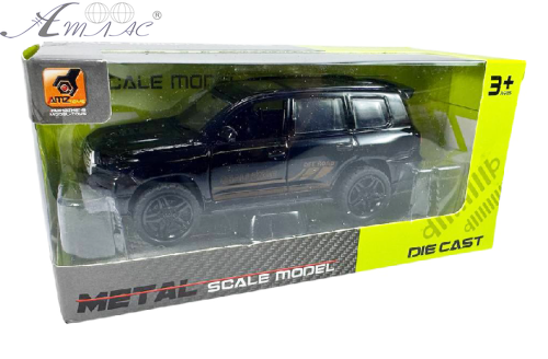 Машинка Die-CastCar Toyota Land Cruiser 200 2nd FL 12см свет звук  01191