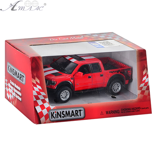 Машинка Kinsmart Ford F-150 SVT Raptor SuperCrew  KT5365WY, KT5365WF