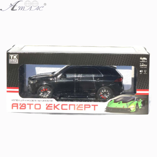 Машинка Автоексперт Mercedes-Benz GLE 350 чорна 20 см двері світло звук  1841-12 фото 3