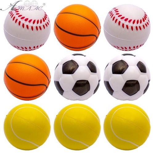 Игрушка Мячик мягкий фомовый 6 см Спорт 08328
