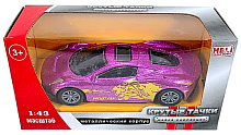 Машинка Крутые Тачки метал 10см сиреневая  43039-2