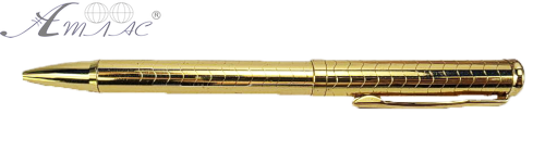 Ручка кулька Baixin BP-919 золота у хвилю  00421