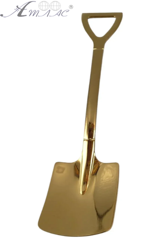 Игрушка Декоративная ложка лопата Золото 15,5 см 09404 Игрушка Декоративная ложка лопата Золото 15,5 см 09404