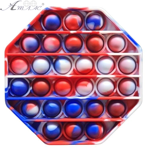 Игрушка Восьмигранник красно-синий Антистресс Pop it  06570