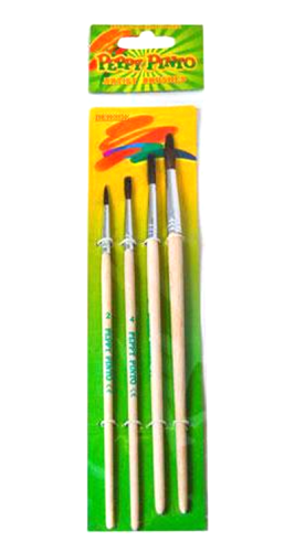 Набор кистей Пони + Щетина  4шт Peppy Pinto № 2,4,6,10   06612