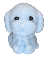 Іграшка Силіконова собака Кольорова блакитна 6см 15767