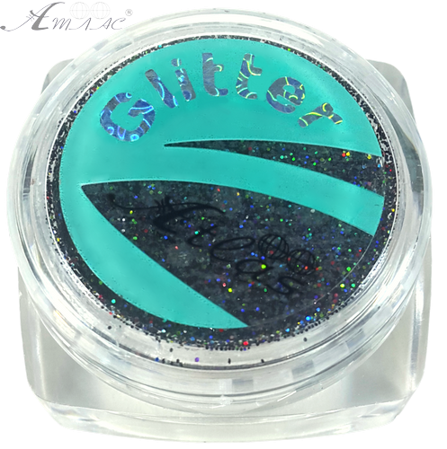 Блискітки (Гліттер) дрібні Голографічні Атлас 2 гр - Мокрий Асфальт AS-2354