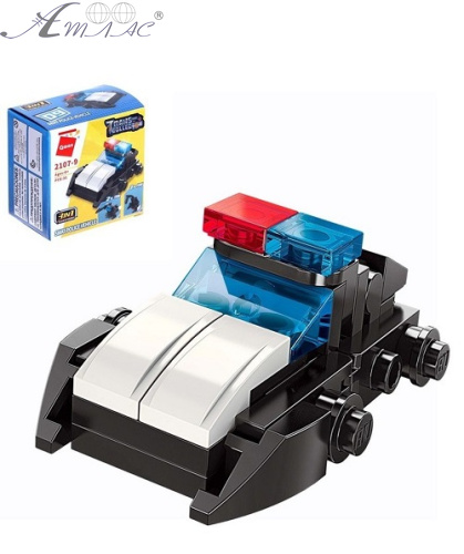 Іграшка Конструктор Qman Поліцейський автомобіль 3в1 31 деталь  2107-9