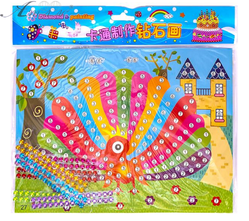 Мозаїка за номерами двостороння Камушки  3655