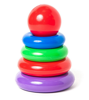 Іграшка Піраміда пластикова 12 х 17 см Оріон  573в6