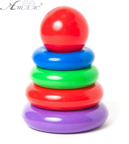 Іграшка Піраміда пластикова 12 х 17 см Оріон  573в6