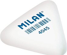 Резинка-Ластик Milan белая треугольная 4045