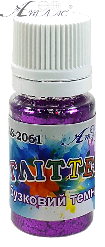 Блестки (Глиттер) Атлас 7 гр - Сиреневый темный AS-2061 фото 2 Блестки (Глиттер) Атлас 7 гр - Сиреневый темный AS-2061 фото 2