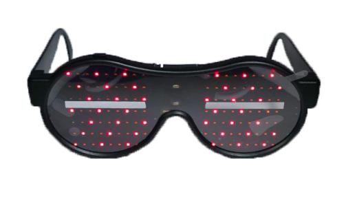 Игрушка Прикол Очки с подсветкой 15см  08506