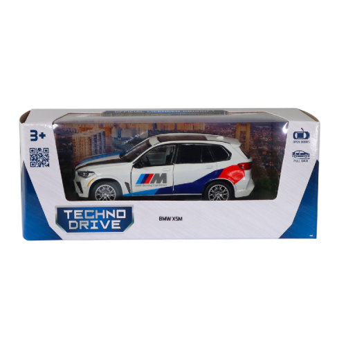 Машинка Techno Drive BMW Х5М белый  250411 фото 3