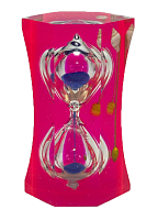 Іграшка Пісочний годинник Декоративне скло 8 см 0675